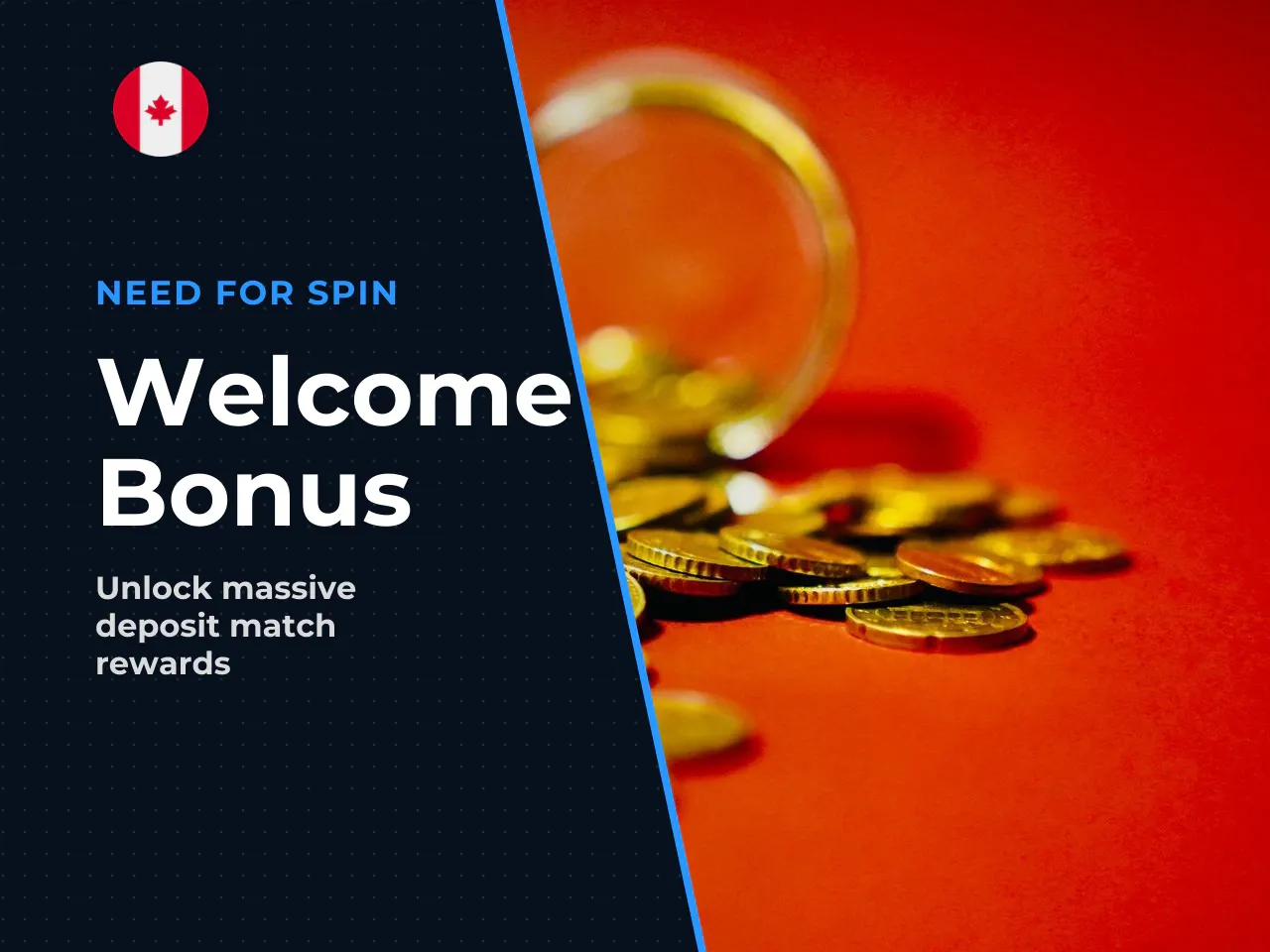 Welcome bonus and free spins for