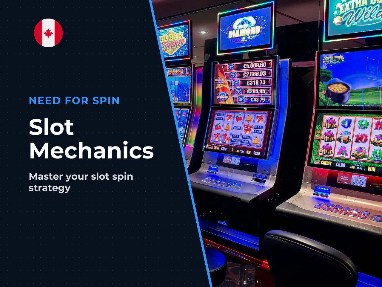 Stakes, reels, and initiating spins. Spin